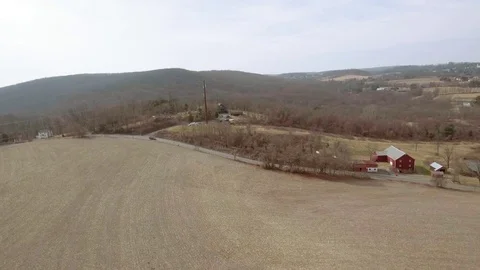 SUV driving down hill Stock Footage 72821739