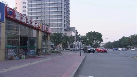 Suv before to the premises Stock Footage 235279213