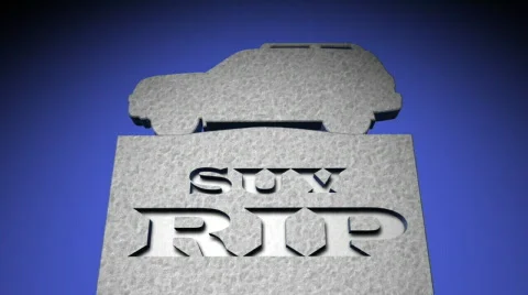 SUV RIP Against Translit Background Vidéo 323988