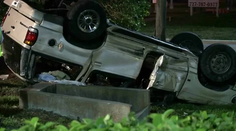 SUV Rollover PHFR#1 Stock Footage 937867