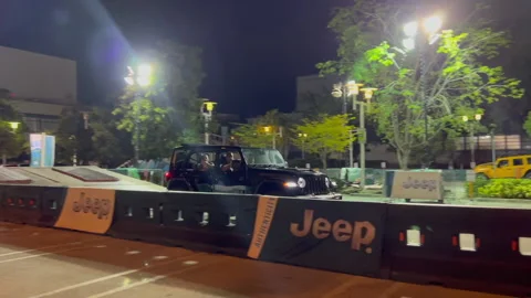 Suv testing jeep suspension test Stock Footage 163565050