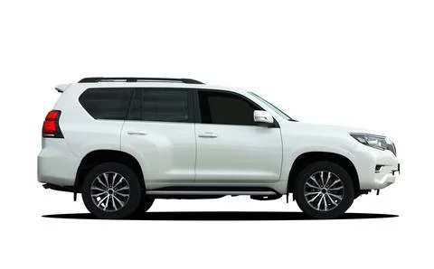 SUV on a white background Stock Photos