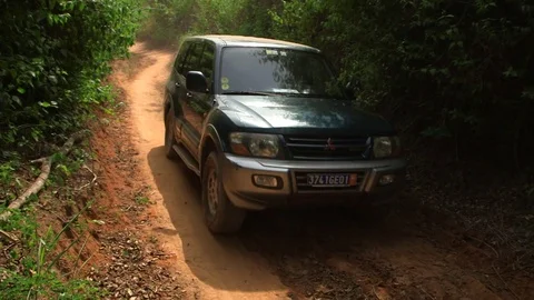 SUVs Driving Video stock 74362153