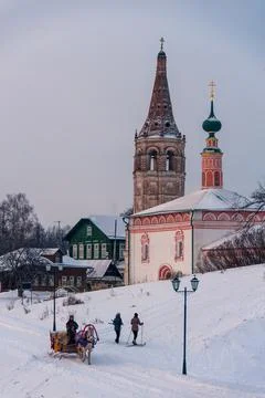 Suzdal Evening Stock Photos