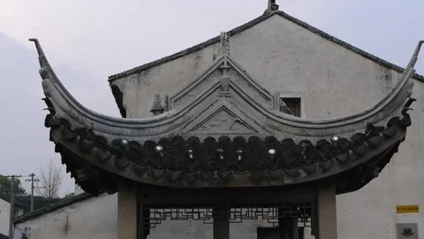 Suzhou ancient pavilion Video stock 96011392