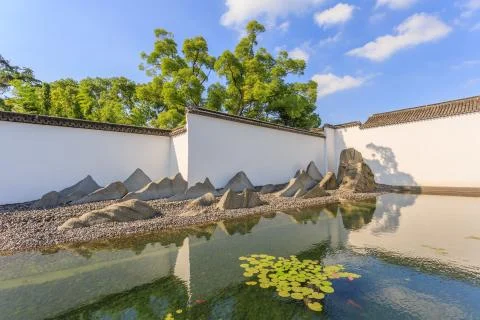 Suzhou gardens Stock Photos