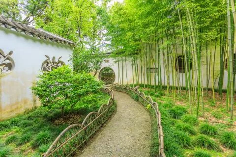 Suzhou gardens Stock Photos