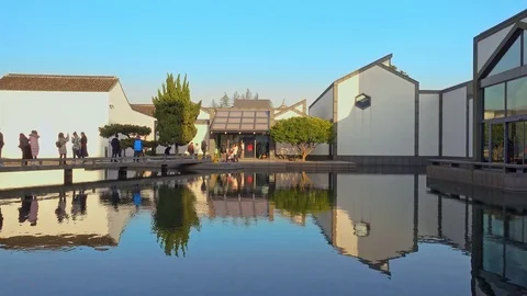 Suzhou museum Stock Footage 76648588