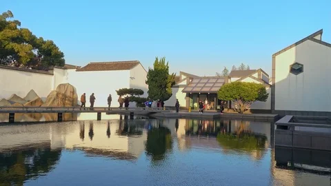 Suzhou museum Vídeo Stock 76648726