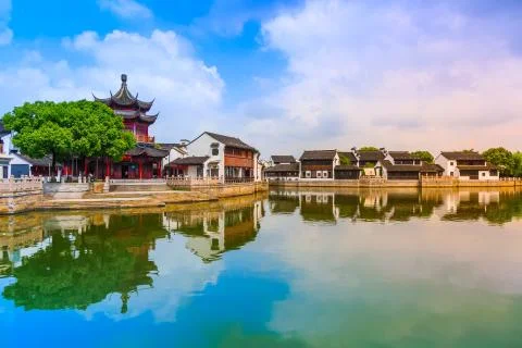 Suzhou town 스톡 사진
