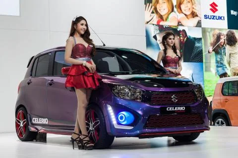 Suzuki Celerio on display Stock Photos