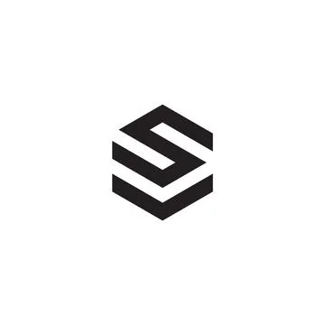 SV Letter monogram Initial Logo Design Template Vector Illustration. SV ele.. Stock Illustration