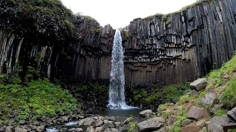 Svartifoss Stock Footage 333335888