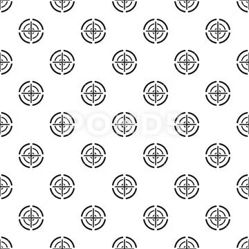 Svd gun aim pattern seamless vector Stock Illustration