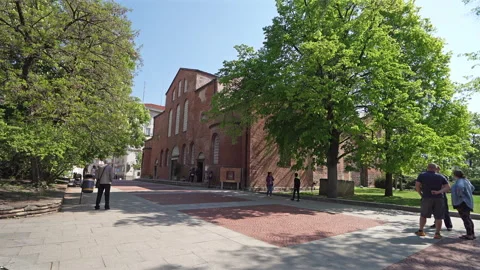 Sveta Sofia church in Sofia, Bulgaria. Video stock 241811899
