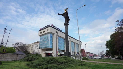 Sveta Sofia statrue in Sofia, Bulgaria Stock Footage 241660745