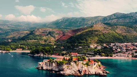 Sveti Stefan Stock Footage 231802216