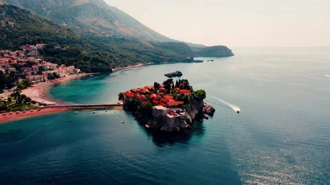 Sveti Stefan Stock Footage 231806233