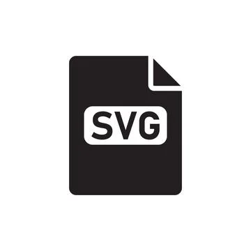 Svg file icon vector Stock Illustration