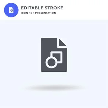 Svg icon vector, filled flat sign, solid pictogram isolated on white, logo il Illustrazione stock