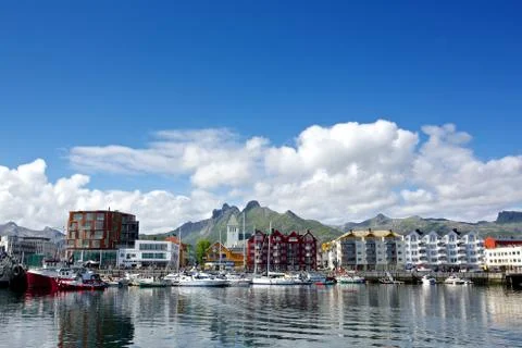Svolvær Foto stock