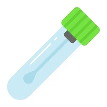 Swab Medical testing vector editable design icon Stock-Illustration
