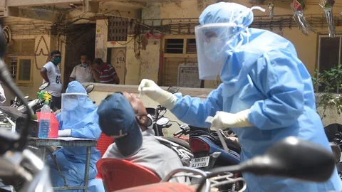 Swab sample Stock Footage 129836652