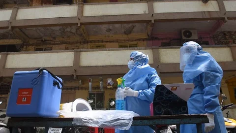 Swab sample Stock Footage 129837666