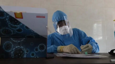 Swab sample Stock-Footage 131172010