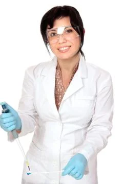 Swab testing Stock Photos