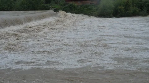 Swallen river Serio Stock Footage 287413896
