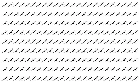 Swallow Bird Motifs Pattern Stock Illustration