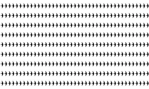 Swallow Bird Motifs Pattern Stock Illustration