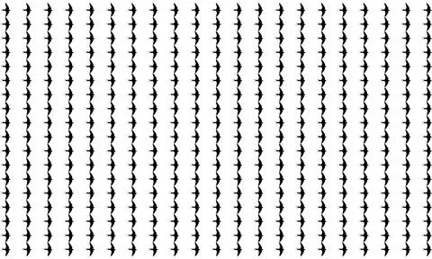 Swallow Bird Motifs Pattern Stock Illustration