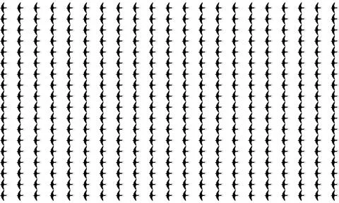 Swallow Bird Motifs Pattern Stock Illustration