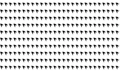Swallow Bird Motifs Pattern Stock Illustration