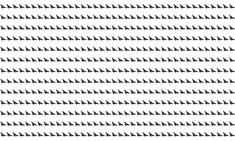 Swallow Bird Motifs Pattern Stock Illustration