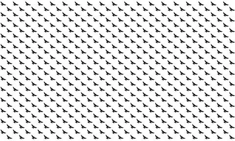 Swallow Bird Motifs Pattern Stock Illustration