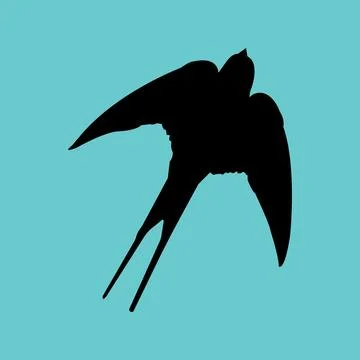 Swallow logo Stock Illustration