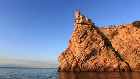 Swallow's nest, Crimea Stock Footage 96738544