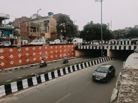 Swami Narayan Underpass Road Sawan Park Ashok Vihar is a in North East Delhi Foto stock
