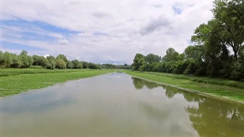 Swamp drone footage Stock Footage 79032619