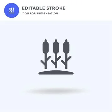 Swamp icon vector, filled flat sign, solid pictogram isolated on white, logo Stock Illustration