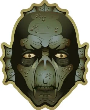 Swamp Monster Stock Illustration