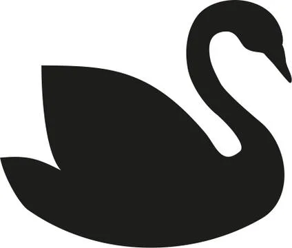 Swan icon Stock Illustration