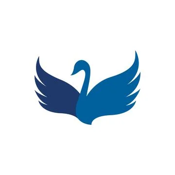 Swan icon Template vector illustration Stock Illustration