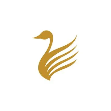 Swan icon Template vector illustration Stock Illustration