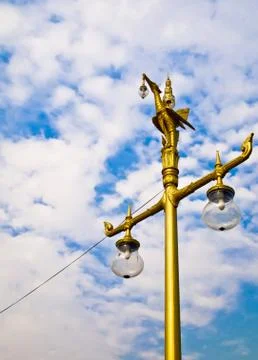 Swan lantern2 Stock Photos