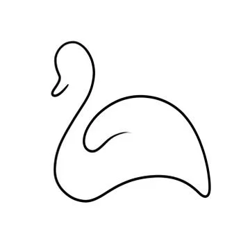Swan logo Stock Illustration