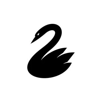 Swan logo Illustrazione stock